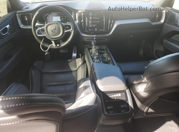 YV4102DM3L1585438 2020 VOLVO XC60 Белый Вид панели приборов