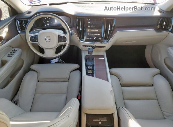 YV4102WK6L1047652 2020 VOLVO V60 Темно-бордовый Вид панели приборов