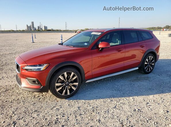 YV4102WK6L1047652 2020 VOLVO V60 Темно-бордовый Передняя левая четверть