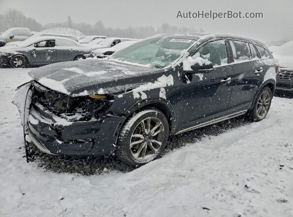 YV440MWK6J2057047 2018 VOLVO V60 Черный Передняя левая четверть