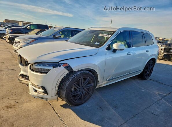 YV4A22PL7K1436705 2019 VOLVO XC90 Белый Передняя левая четверть
