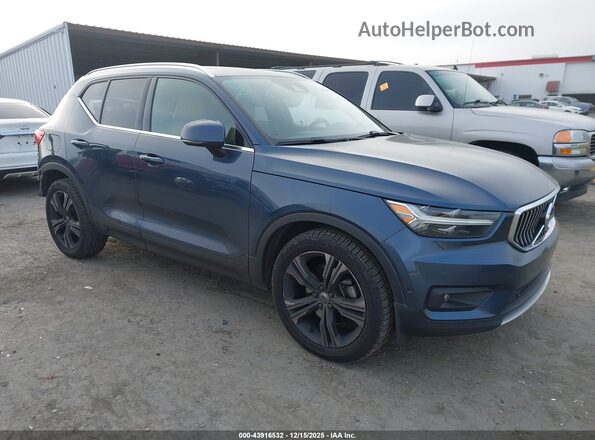 YV4AC2HL9K2112967 2019 VOLVO XC40 Dark Blue Передняя правая четверть