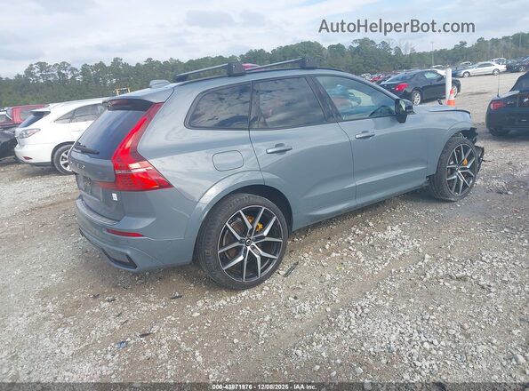 YV4BK0DP7N1941339 2022 VOLVO XC60 RECHARGE PLUG-IN HYBRID Gray Trasero derecho