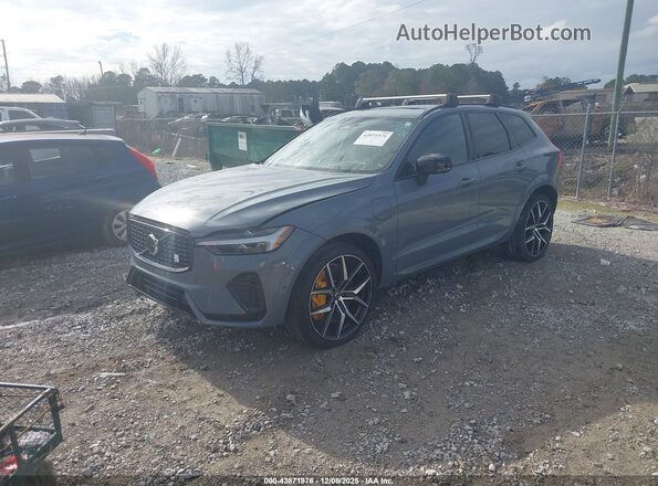 YV4BK0DP7N1941339 2022 VOLVO XC60 RECHARGE PLUG-IN HYBRID Gray Vista tres cuartos delantera izquierda