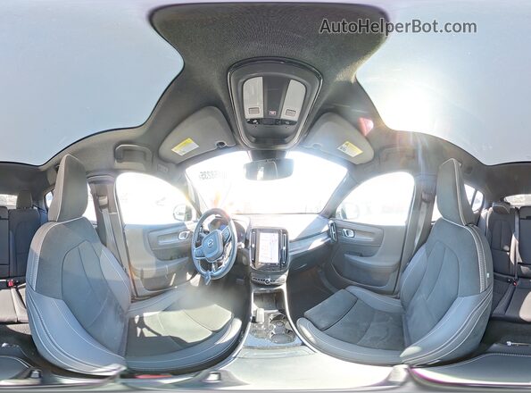 YV4ED3GM2P2031458 2023 VOLVO C40 Синий Вид наклейки с VIN-кодом