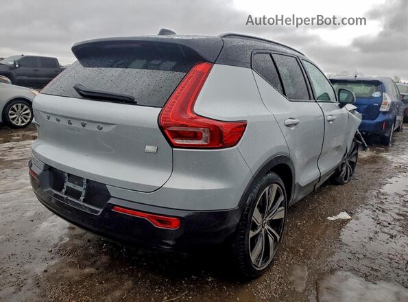 YV4ED3URXM2449519 2021 VOLVO XC40 Gray Задня права чверть