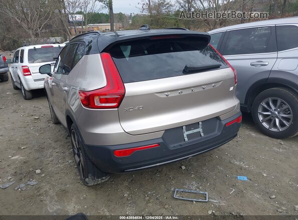 YV4ED3UW2P2070931 2023 VOLVO XC40 RECHARGE PURE ELECTRIC Бежевый Задняя левая четверть