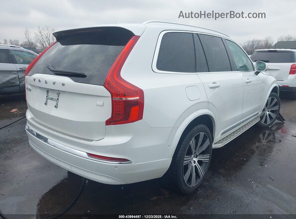 YV4H600A9P1925386 2023 VOLVO XC90 RECHARGE PLUG-IN HYBRID White Tył prawy