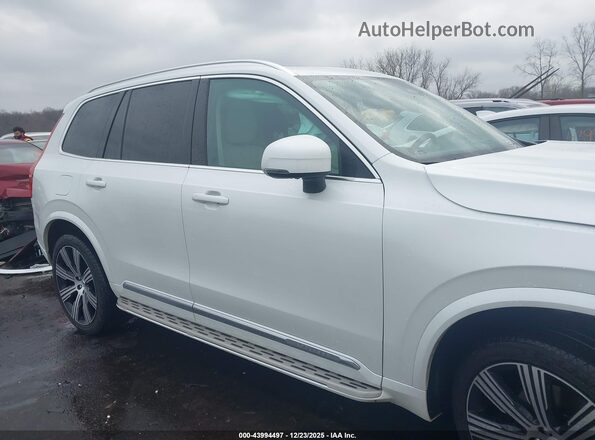 YV4H600A9P1925386 2023 VOLVO XC90 RECHARGE PLUG-IN HYBRID White Widok zestawu wskaźników