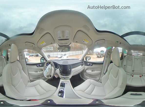 YV4L12DW1P1300670 2023 VOLVO XC60 White Vista interior de 360 grados