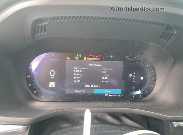 YV4L12RK5N1086236 2022 VOLVO XC60 Черный Вид щитка приборов