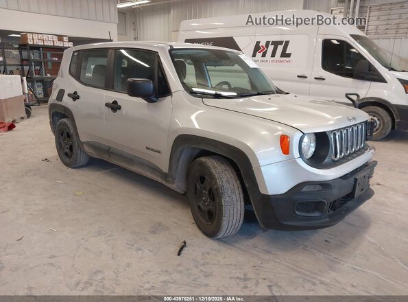 ZACCJAAB4HPF89074 2017 JEEP RENEGADE Silver Przód prawy