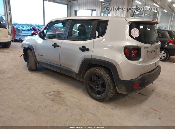 ZACCJAAB4HPF89074 2017 JEEP RENEGADE Silver Tył lewy