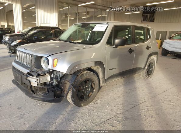 ZACCJAAB4HPF89074 2017 JEEP RENEGADE Silver Przód lewy