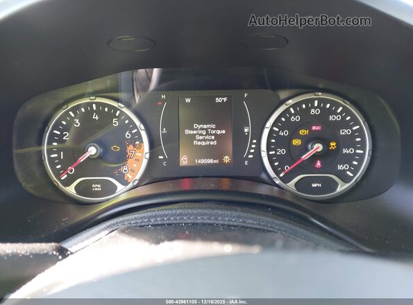 ZACCJAAW0GPD32866 2016 JEEP RENEGADE Серебряный Вид задних сидений