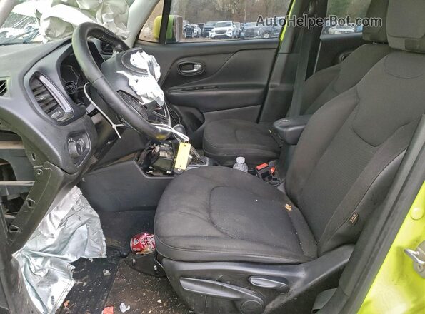 ZACCJABB7JPH05596 2018 JEEP RENEGADE Зеленый Вид салона спереди