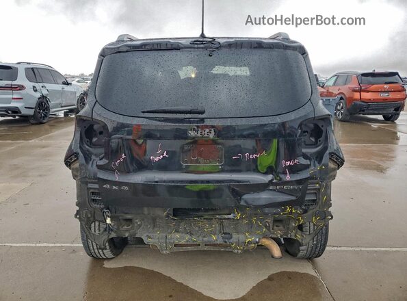 ZACCJBAB4HPF94040 2017 JEEP RENEGADE Черный Вид сзади