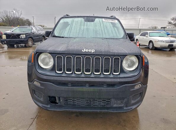ZACCJBAB4HPF94040 2017 JEEP RENEGADE Черный Вид спереди
