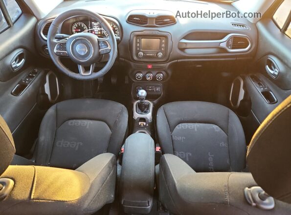 ZACCJBAW6GPE38664 2016 JEEP RENEGADE Черный Вид панели приборов