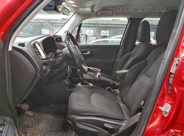 ZACCJBBT0GPD21912 2016 JEEP RENEGADE Красный Вид салона спереди