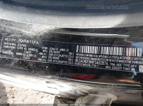 ZACNDFBN1P3A02874 2023 DODGE OTHER Black Widok komory silnika