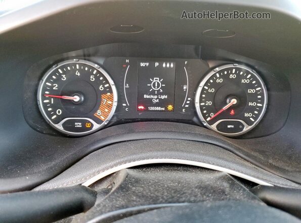 ZACNJABB4KPK55140 2019 JEEP RENEGADE Белый Вид щитка приборов