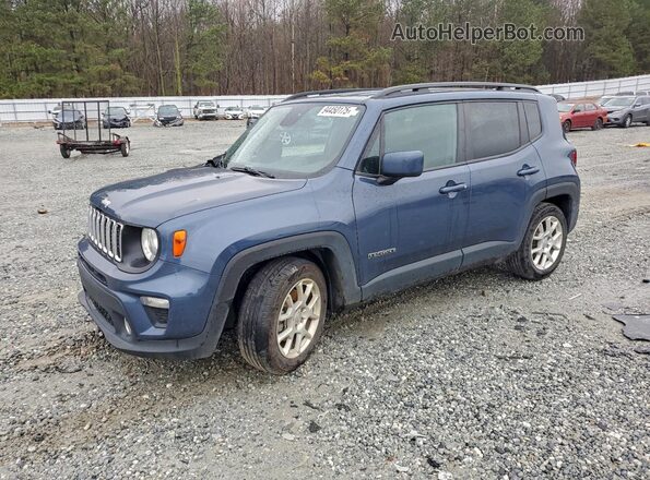 ZACNJABB5LPL61288 2020 JEEP RENEGADE Blue Առջևի ձախ երեք քառորդ տեսարան