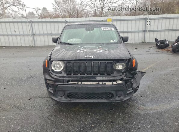 ZACNJBAB2LPL86480 2020 JEEP RENEGADE Black წინა ხედი