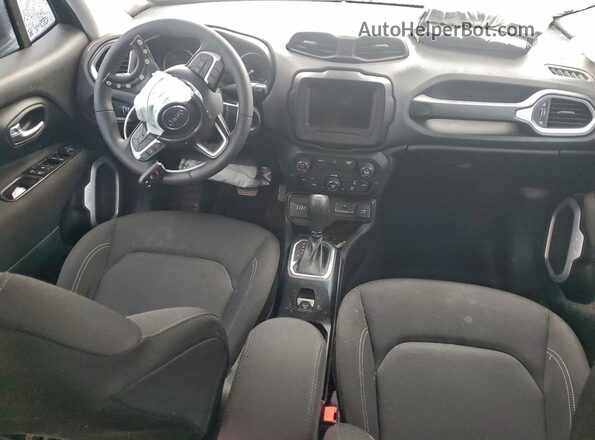 ZACNJBAB2LPL86480 2020 JEEP RENEGADE Black წინა პანელის ხედი
