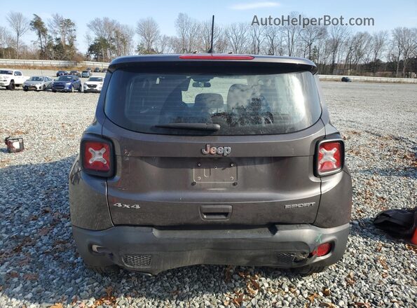 ZACNJBAB9LPK97621 2020 JEEP RENEGADE Gray Вид ззаду