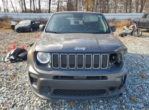 ZACNJBAB9LPK97621 2020 JEEP RENEGADE Gray Вид спереду
