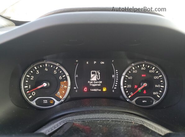 ZACNJBAB9LPK97621 2020 JEEP RENEGADE Gray Вид щитка приладів