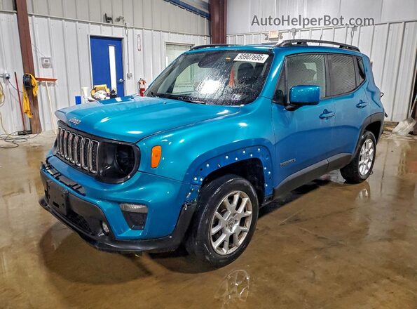 ZACNJBBB9LPL09183 2020 JEEP RENEGADE Бирюзовый Передняя левая четверть