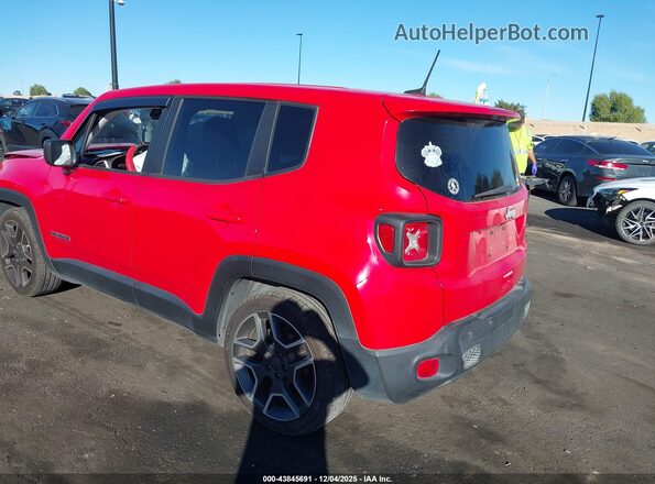 ZACNJCABXMPM41460 2021 JEEP RENEGADE Red უკანა მარცხენა