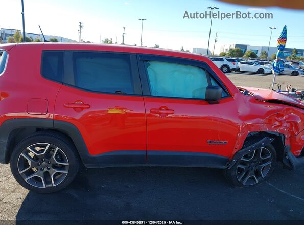 ZACNJCABXMPM41460 2021 JEEP RENEGADE Red სალონის 360-გრადუსიანი ხედი