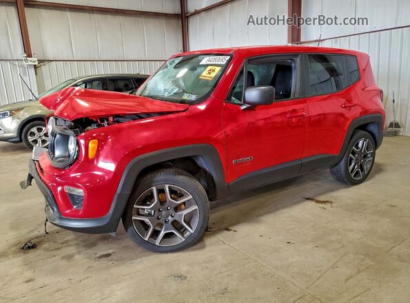 ZACNJDAB6MPN31159 2021 JEEP RENEGADE Red Przód lewy