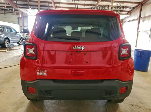 ZACNJDAB6MPN31159 2021 JEEP RENEGADE Red Widok z tyłu