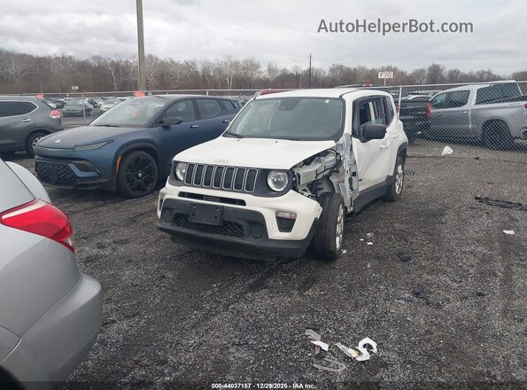 ZACNJDB11PPP69320 2023 JEEP RENEGADE White Vista tres cuartos delantera izquierda