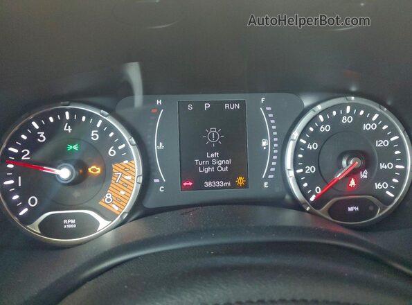 ZACNJDB11PPP72041 2023 JEEP RENEGADE White Instrument cluster view