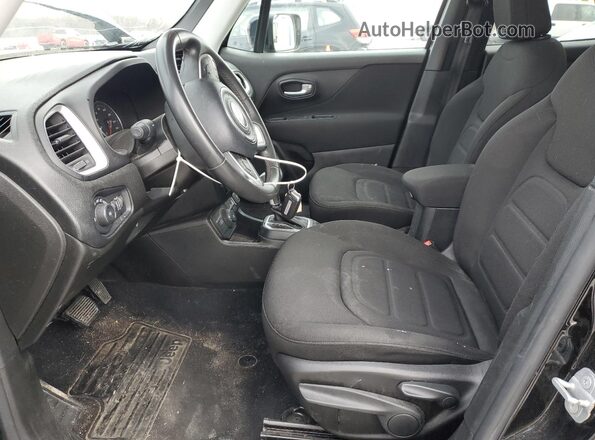 ZACNJDBB5MPM34811 2021 JEEP RENEGADE Черный Вид салона спереди