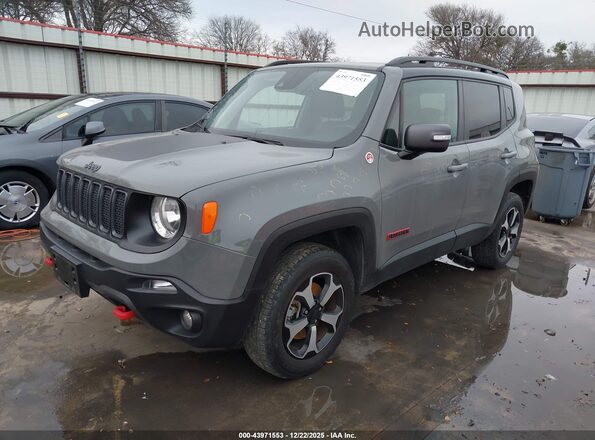 ZACNJDC12MPM68856 2021 JEEP RENEGADE Gray წინა მარცხენა ხედი სამი მეოთხედიდან