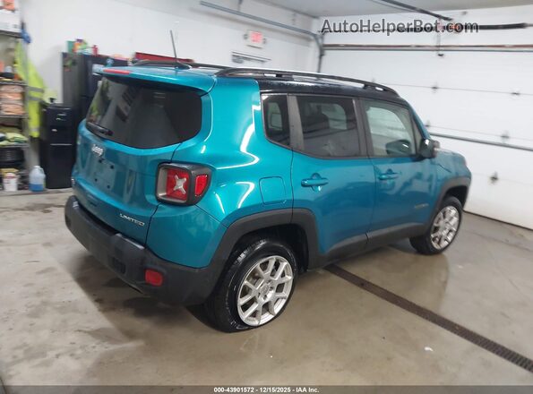 ZACNJDD13MPM47027 2021 JEEP RENEGADE Синий Задняя правая четверть