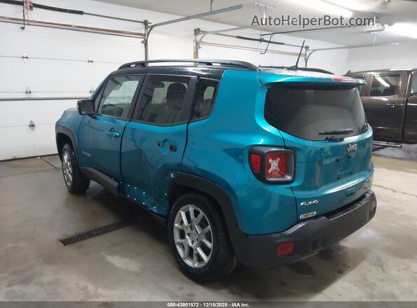 ZACNJDD13MPM47027 2021 JEEP RENEGADE Синий Задняя левая четверть