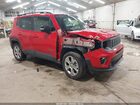 2022 Jeep Renegade Limited 4x4 Red vin: ZACNJDD17NPN73473