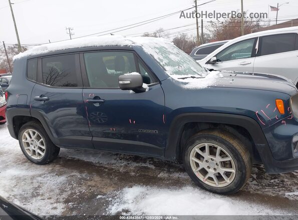 ZACNJDD19MPM46481 2021 JEEP RENEGADE Blue Widok wnętrza z tyłu