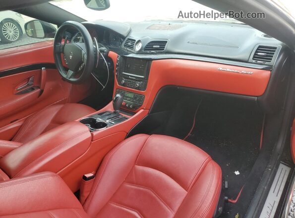 ZAM45VLA4G0177483 2016 MASERATI GRANTURISM Черный Вид панели приборов