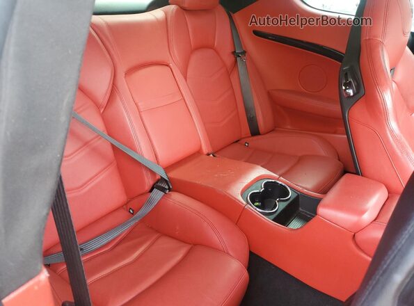 ZAM45VLA4G0177483 2016 MASERATI GRANTURISM Черный Вид задних сидений
