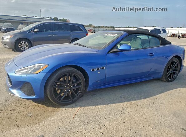ZAM45VMA5J0282541 2018 MASERATI GRANTURISM Blue Przód lewy