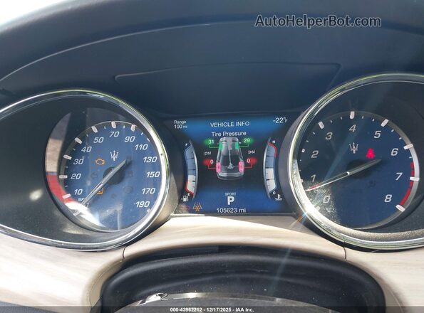 ZAM56RPA0H1238245 2017 MASERATI QUATTROPOR Black უკანა სავარძლების ხედი
