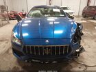2017 Maserati Quattroporte S Синий vin: ZAM56RPA8H1199162